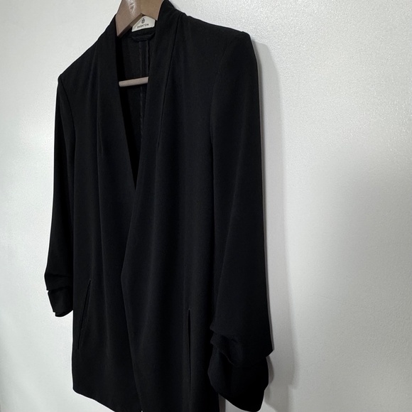 Babaton Power Hip Blazer Open Front Blazer Black Size 4 - Picture 5 of 14